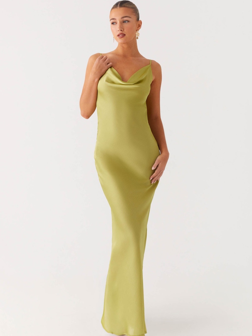 New Peppermayo Jade Escape Maxi Dress (Lime)